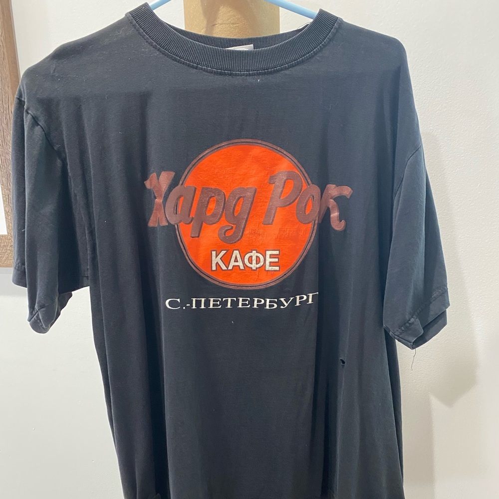 Vintage Russian Hard Rock Cafe Shirt